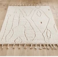 Tapis 100% laine - Écru