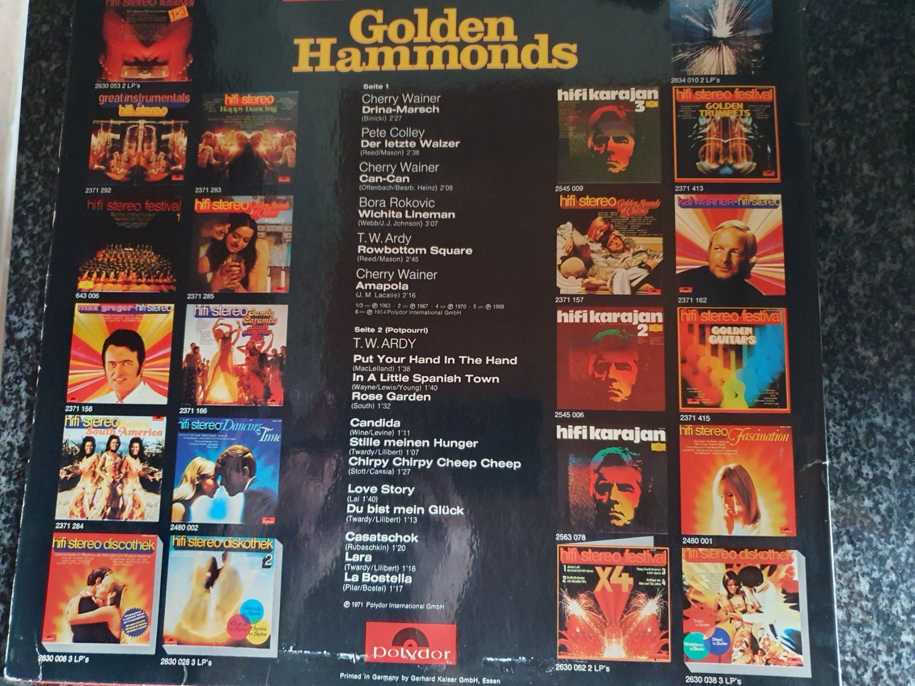 Schallplatten: Golden Hammonds -LP – Gebraucht aus Grandval von JeroenK 1