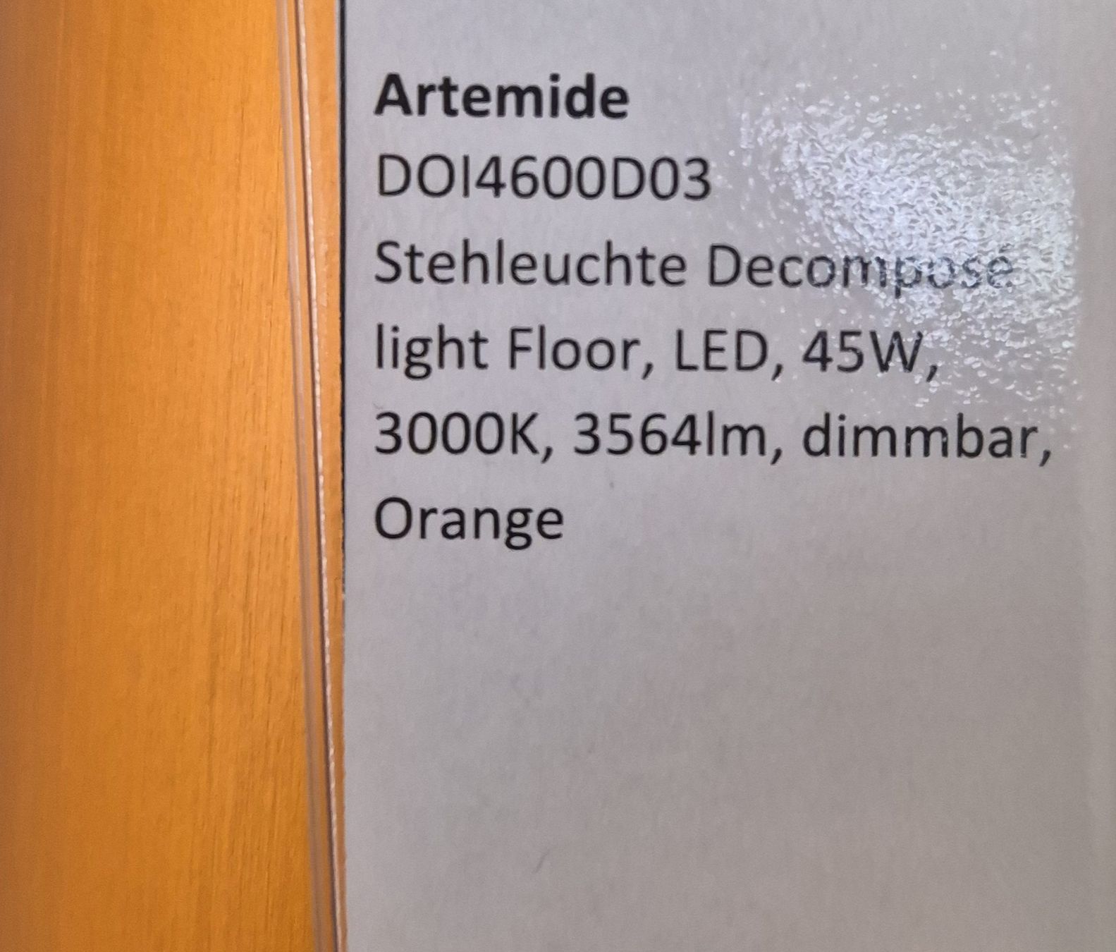 Artemide Lampade: Artemide LED Stehleuchte – Nuovo (secondo la descrizione) da Binningen venduto da Masc61 3