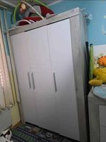 Kinderkleiderschrank grau