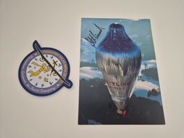 Autogramm Bertrand Piccard mit Bügelsticker