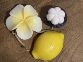 Früchte- / Blumenseifen aus Thailand (3er Set)