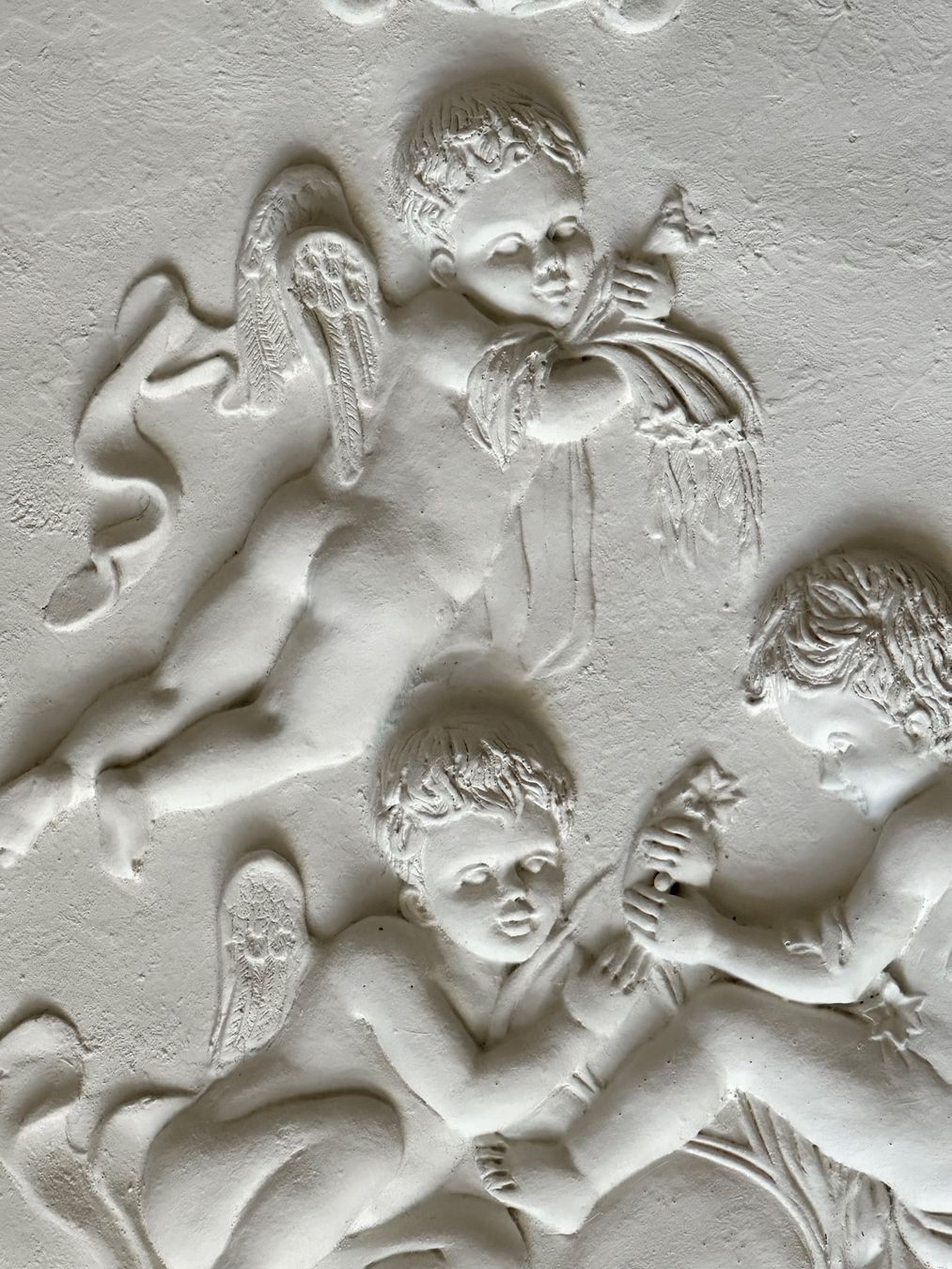 Foto & Immagini: Engelsbild mit wunderbarem Relief 3 Engel – Usato da Seltisberg venduto da quadartswiss 1