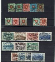 FREI <12> SATZ LANDSCHAFTEN ZENTRALSTEMPEL+WAPPEN