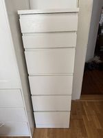 MALM 6-DRAWER CHEST WITH MIRROR