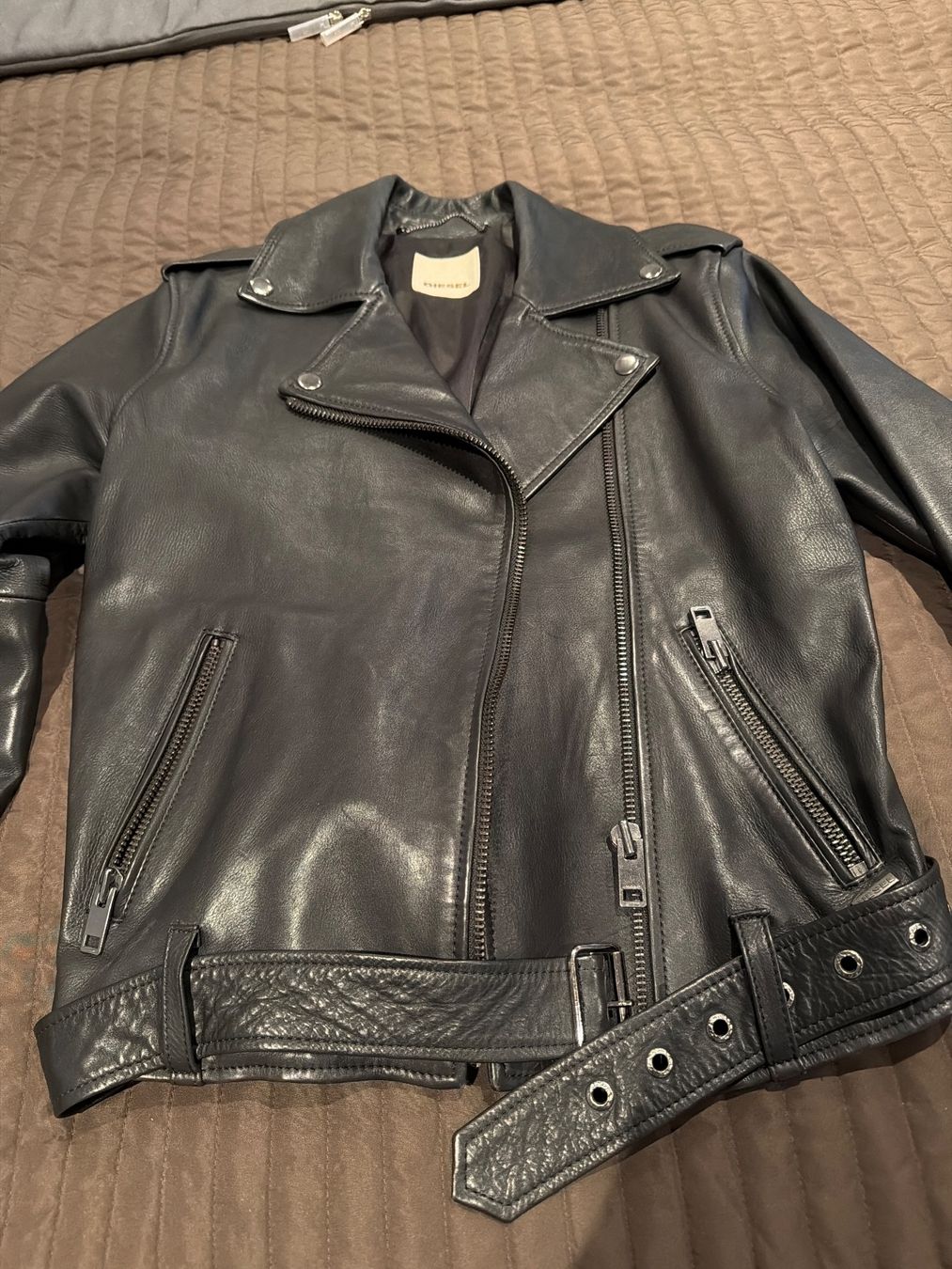 Diesel Jacken: Diesel Lederjacke – Neu (gemäss Beschreibung) aus Seengen von phismial 2