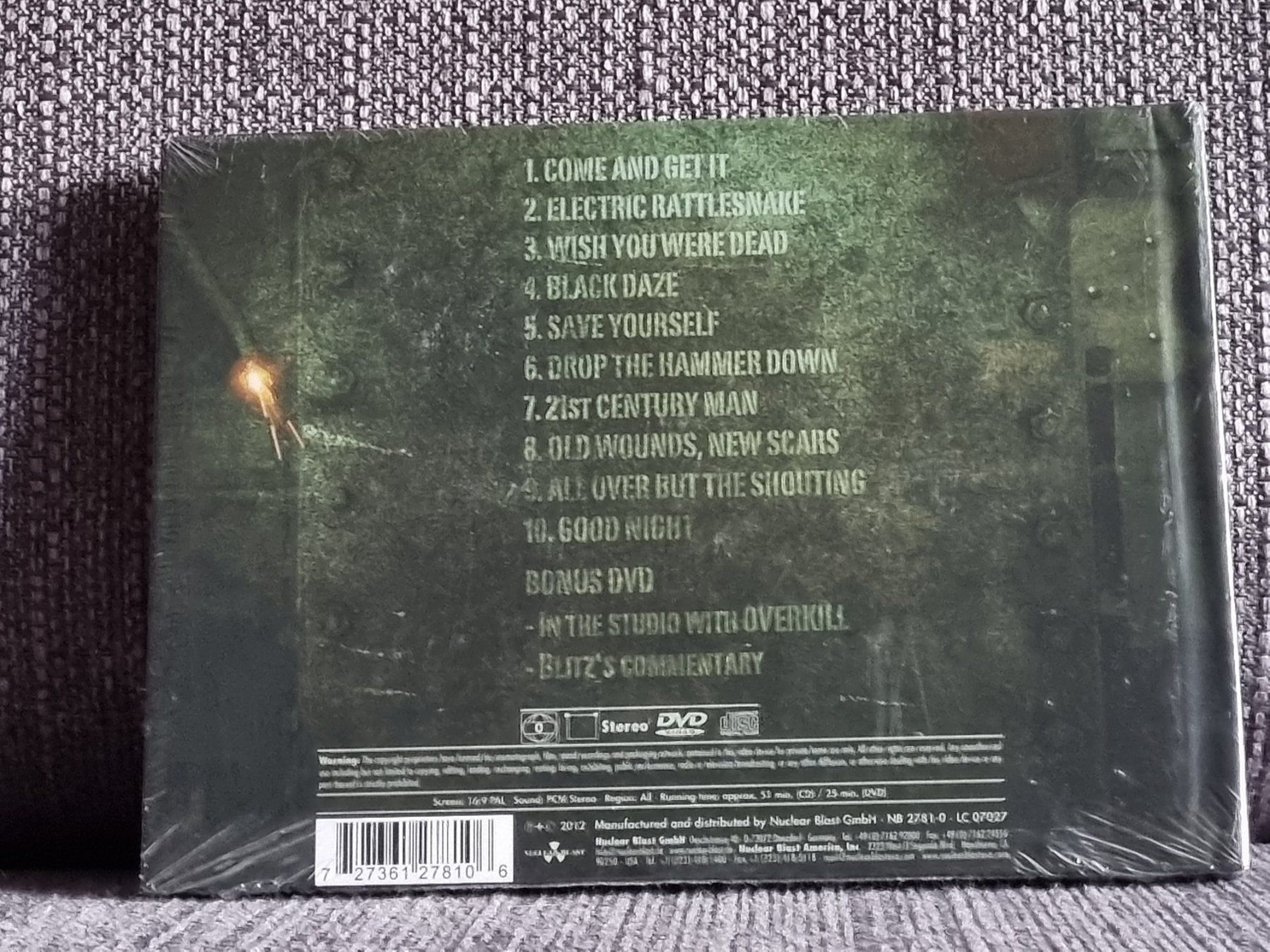 CDs: Overkill - The Electric Age - cd + dvd – Neu und originalverpackt aus Troistorrents von  1
