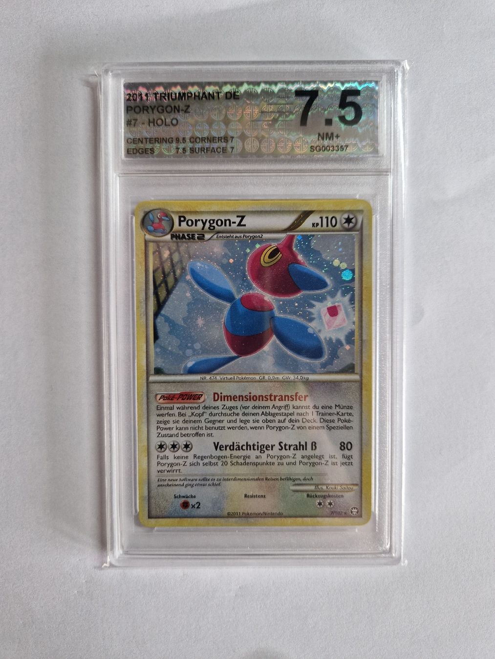 Pokémon Carte collezionabili: Pokémon - Porygon-Z #7 (Grading) – Nuovo (secondo la descrizione) da Birmensdorf ZH venduto da x_NoMis