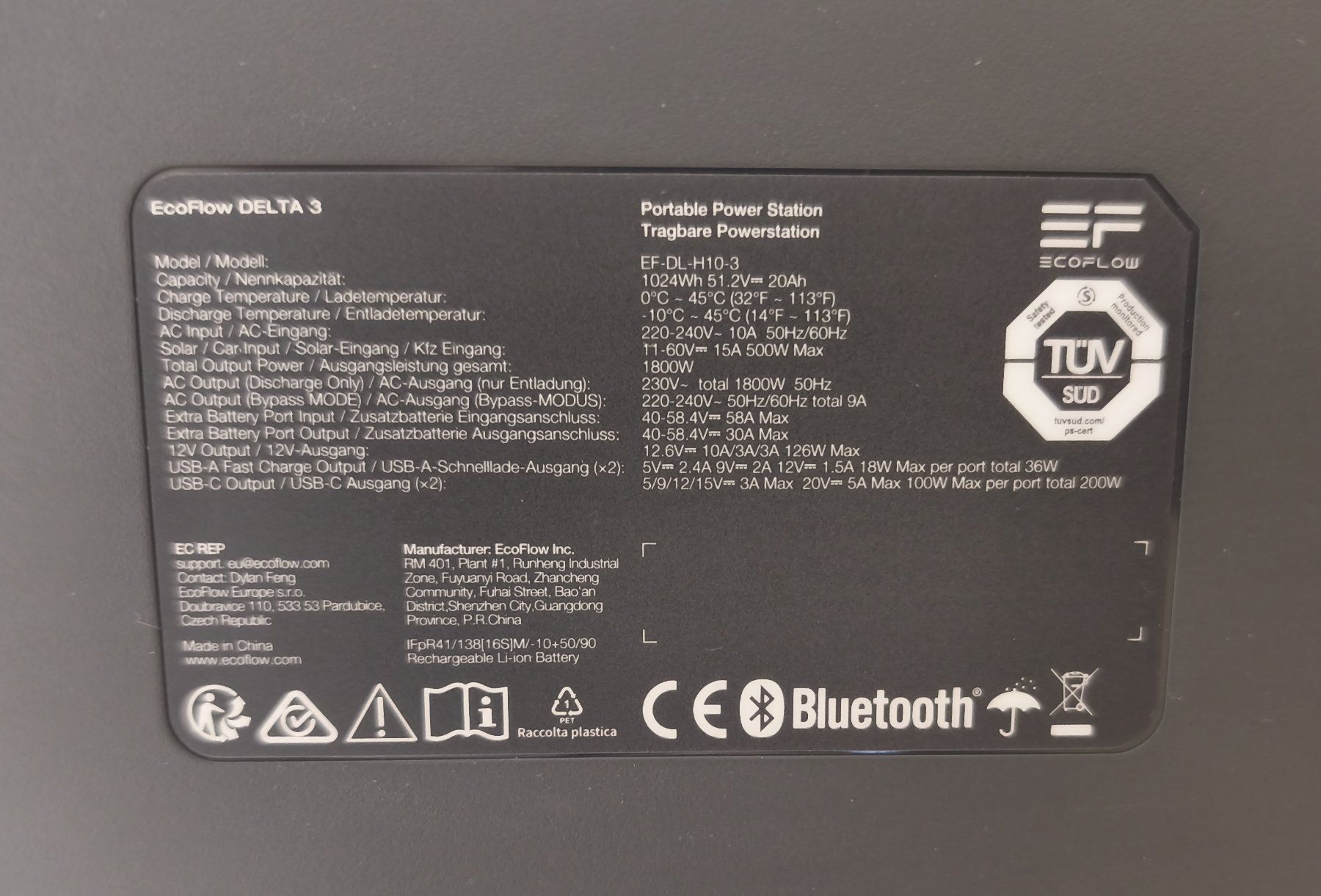 Ecoflow Batterie: EcoFlow Delta 3 Portable Power Station (CH-Edition) – Usato da Rüti ZH venduto da mome8 4