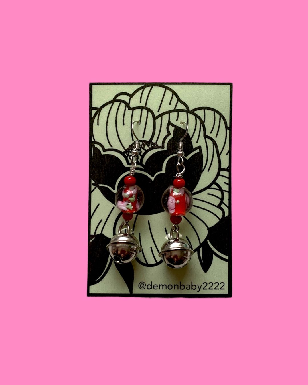 Ohrringe & -stecker: "Rosy Bells" earrings – Neu und originalverpackt aus Basel von demonbaby2222 2