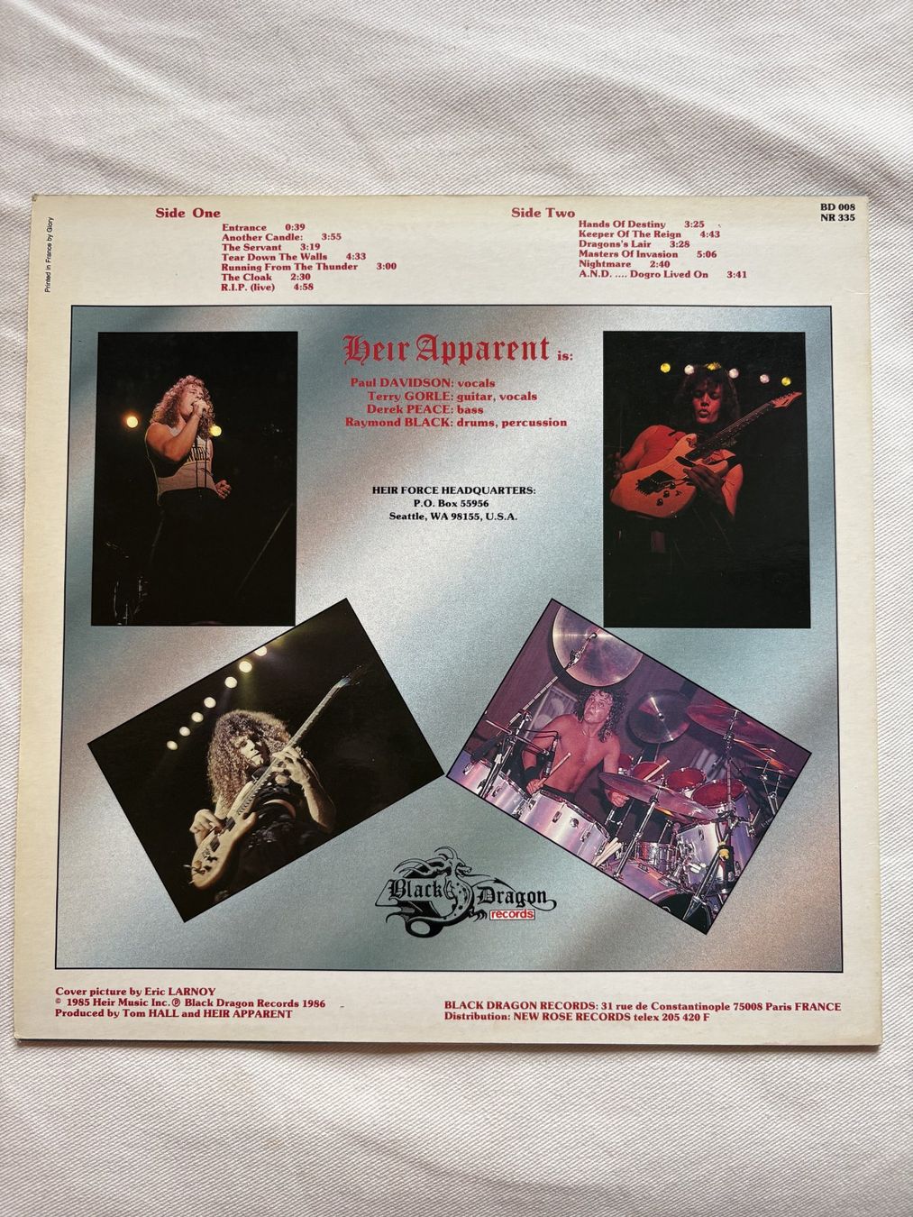 Dischi in vinile: Heir Apparent ‎– Graceful Inheritance – Usato da Effretikon venduto da ChrisLamberger 1