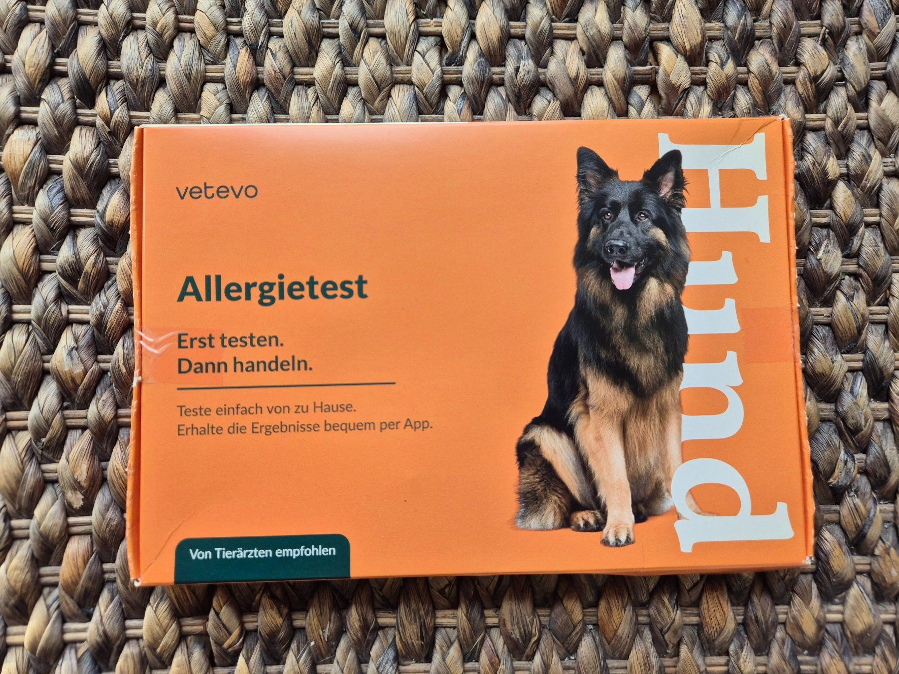 Mangimi: Hund, Vetevo Allergietest (Basic) – Nuovo e nell'imballaggio originale da Uitikon Waldegg venduto da AnjS27
