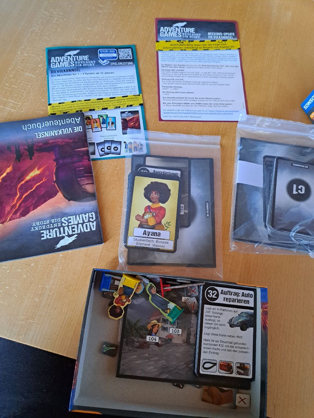 Kosmos Giochi: adventure Game - Die Vulkaninsel – Usato da Gonten venduto da Tierliebe13 2