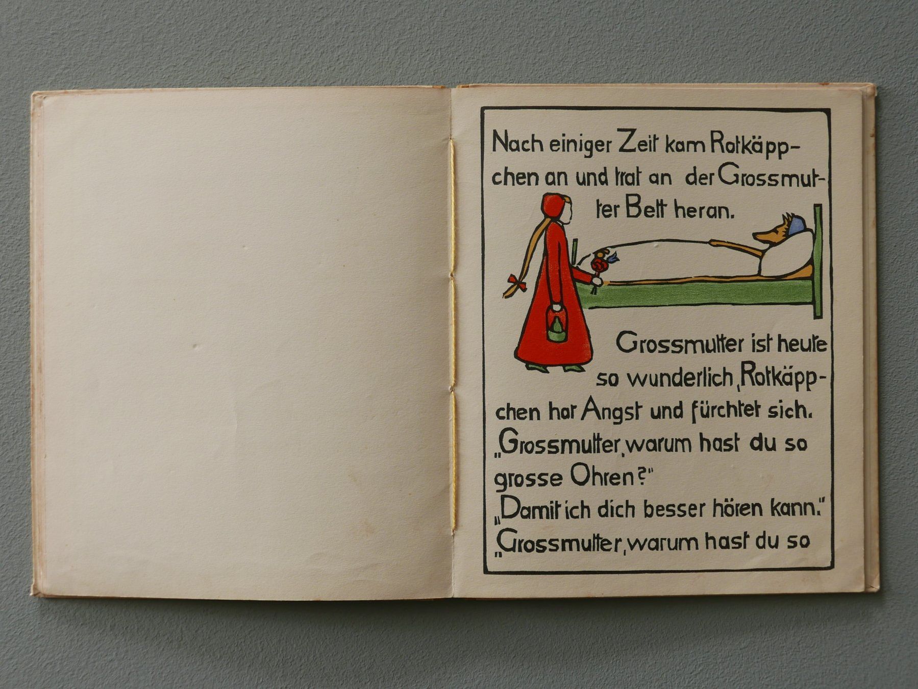 Bücher: DIE GESCHICHTE VOM ROTKÄPPCHEN 1940 – Gebraucht aus Balgach von Zwischenraum 5