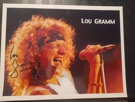 Lou Gramm - Handsigniert 20x25cm -persönlich gesammelt