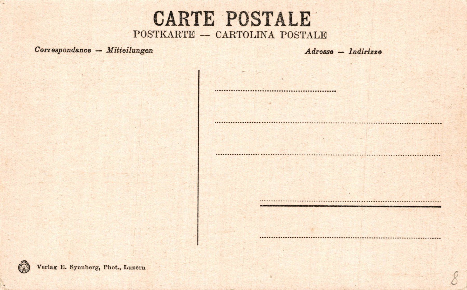Cartoline postali: Luzern. Hotel Metzgern – Usato da Bronschhofen venduto da Astore 1