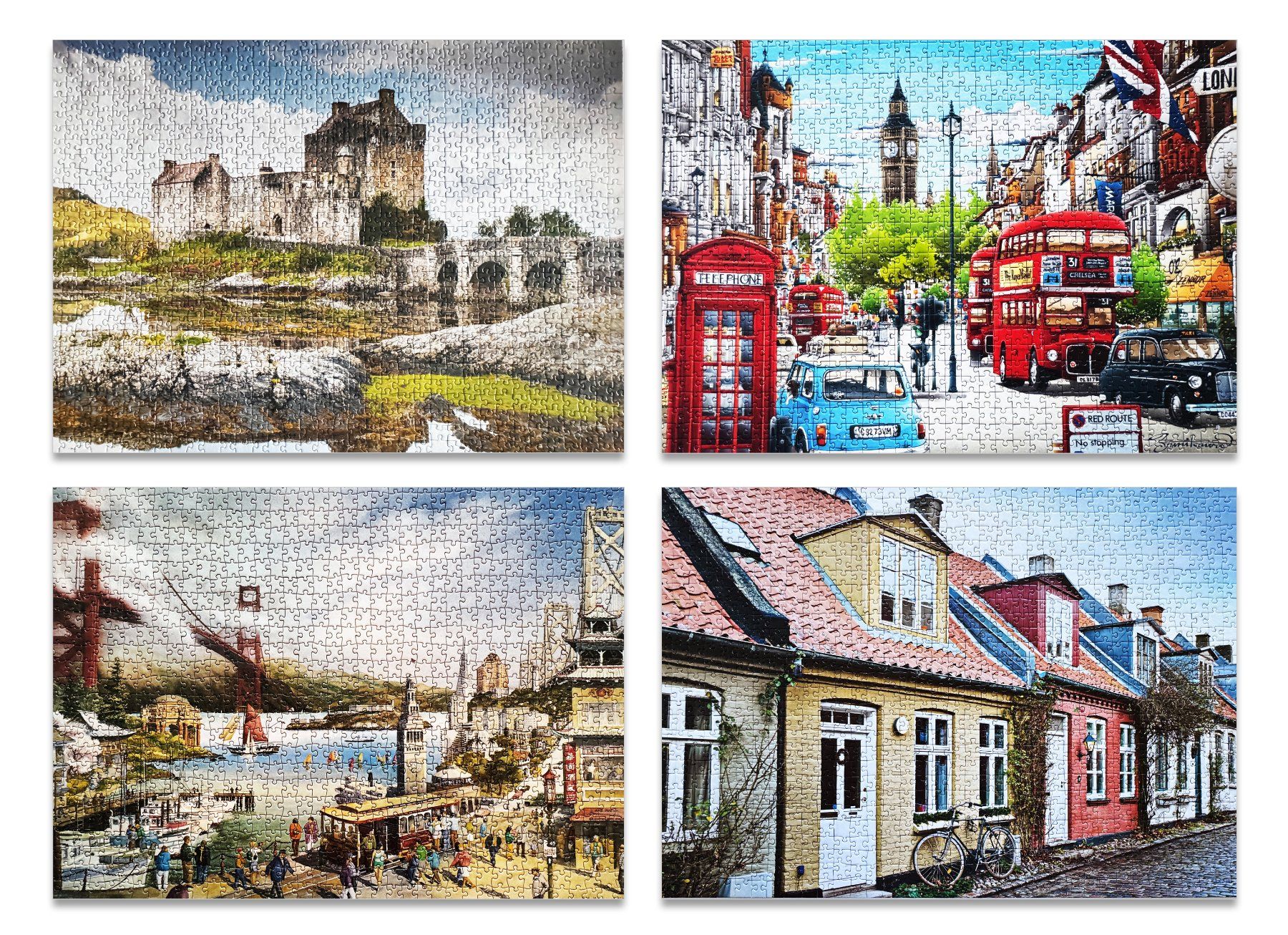 Puzzle: 4 Puzzles 1000 Teile – Usato da Richterswil venduto da ma_cu 1