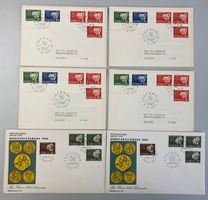 Nobelpreis Umschläge, Briefe, Schweden, 1961 und 1963
