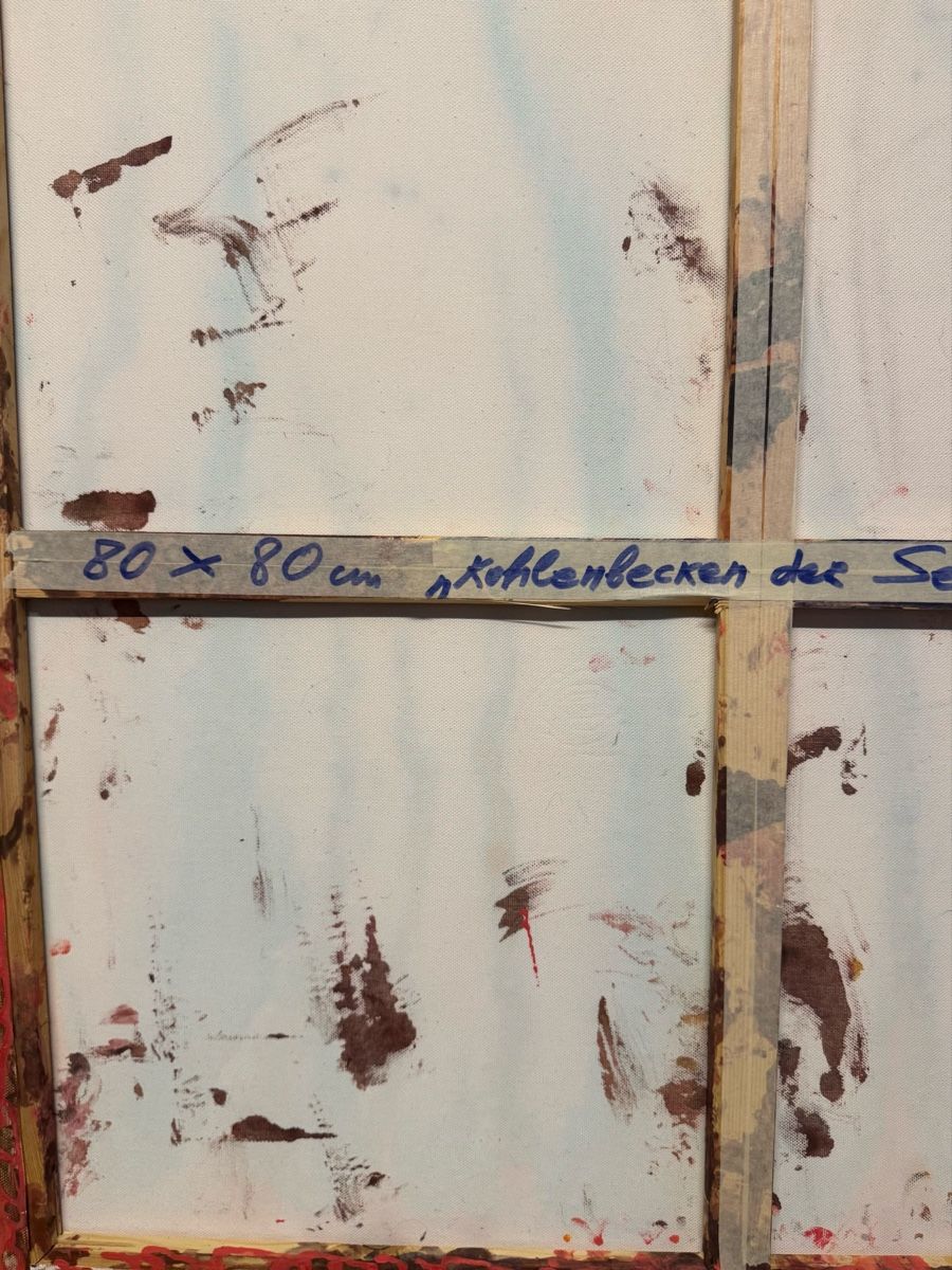 Dipinti: Abstrakte Leinwand Acryl Bild signiert  – Usato da Schlieren venduto da Freundlich02 6