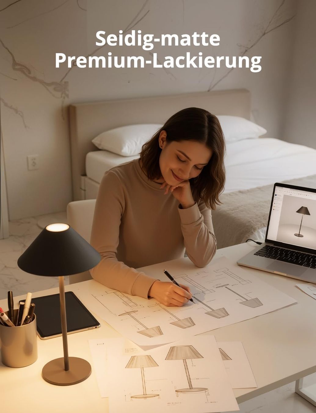 Lampen: LED Akku Tischlampe Touch – Neu und originalverpackt aus Nuglar von SaleRitter 3