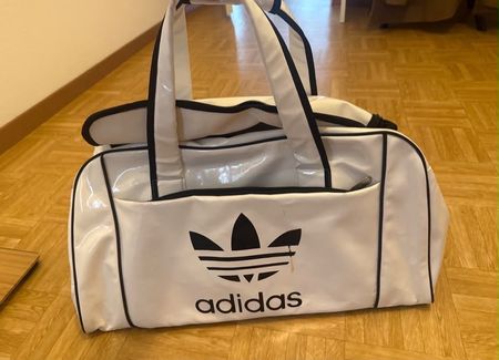 Tasche Adidas weiss Sporttasche Reisetasche guter Zustand