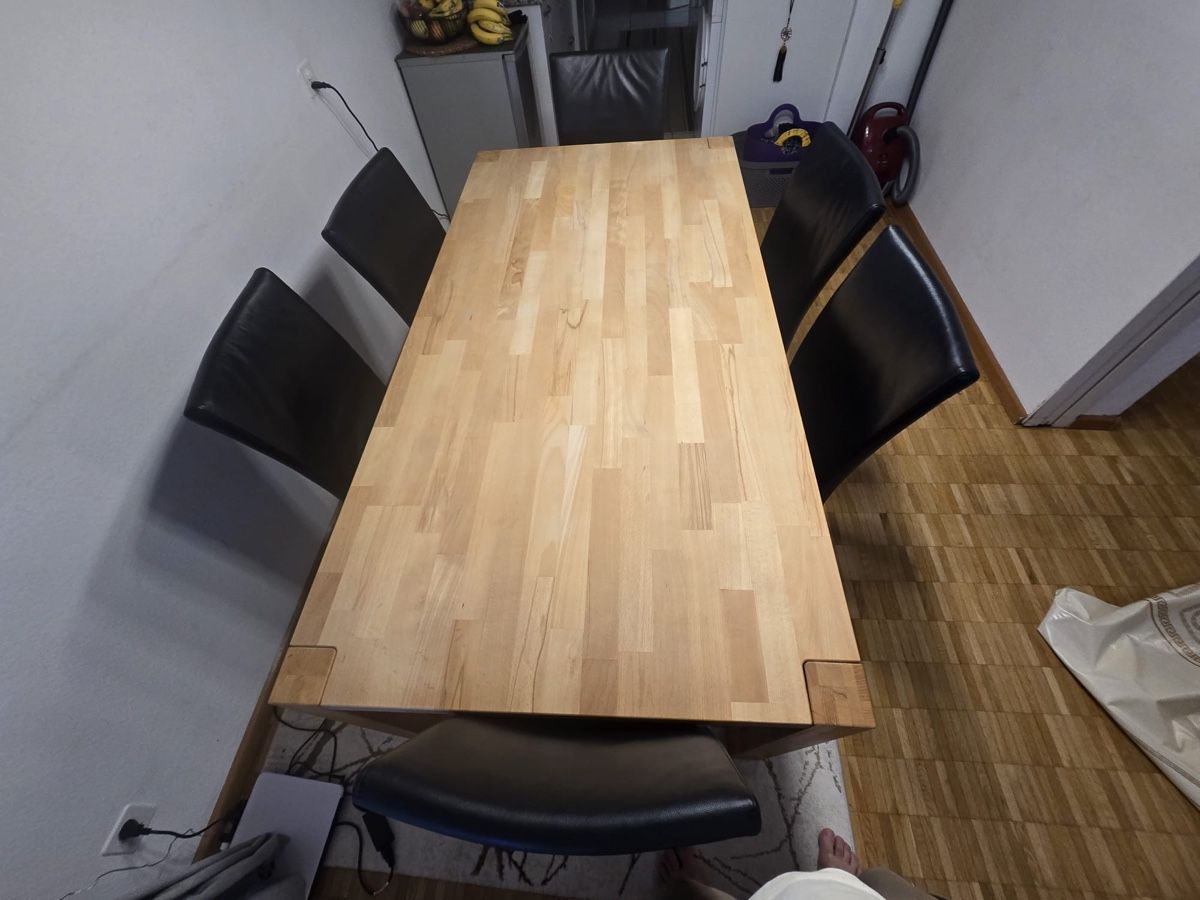 Tavoli: Esstisch Holz 180x90cm Buche geölt 75cm Höhe – Nuovo (secondo la descrizione) da Basel venduto da ref_8ygg 1
