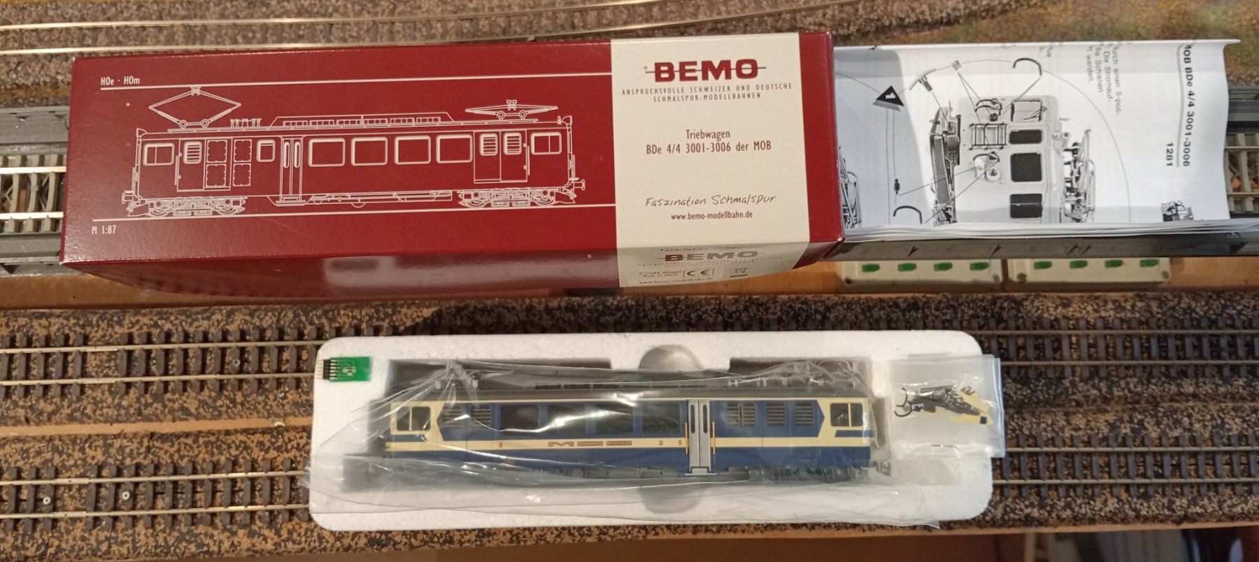BEMO MOB BDe 4/4 3003 (Gebraucht) in Pully für CHF 225 – mit