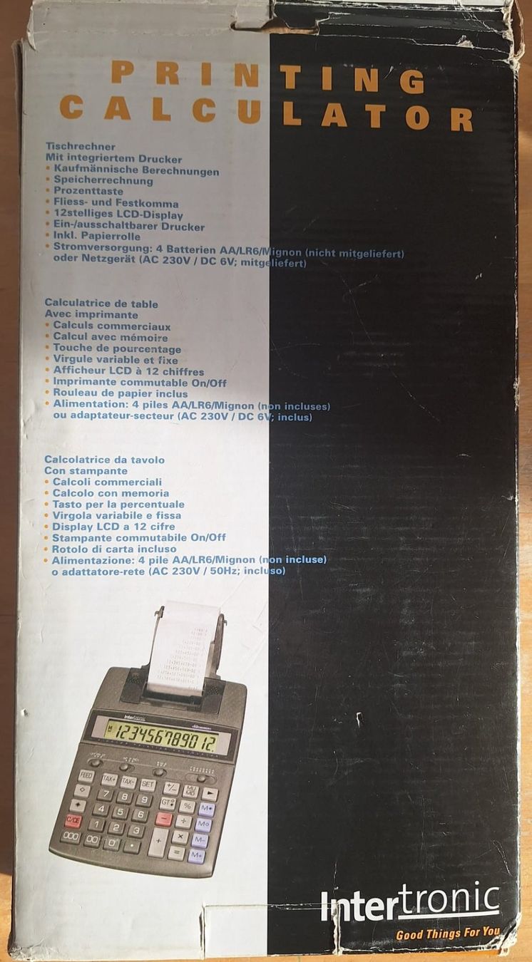 Calcolatrici tascabili: Calculatrice de table avec imprimante – Usato da Nyon venduto da electro94 1