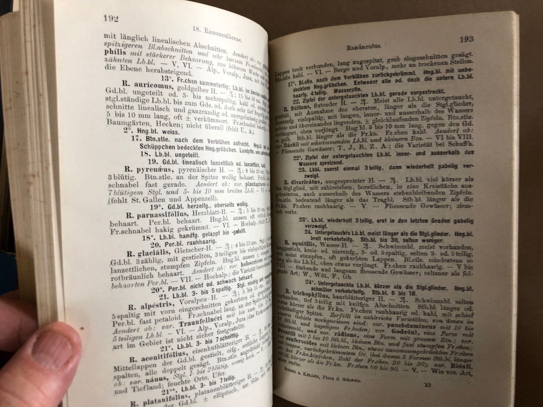 Bücher: H. Schinz/R. Keller: Flora der Schweiz – Gebraucht aus Zürich von allp 6