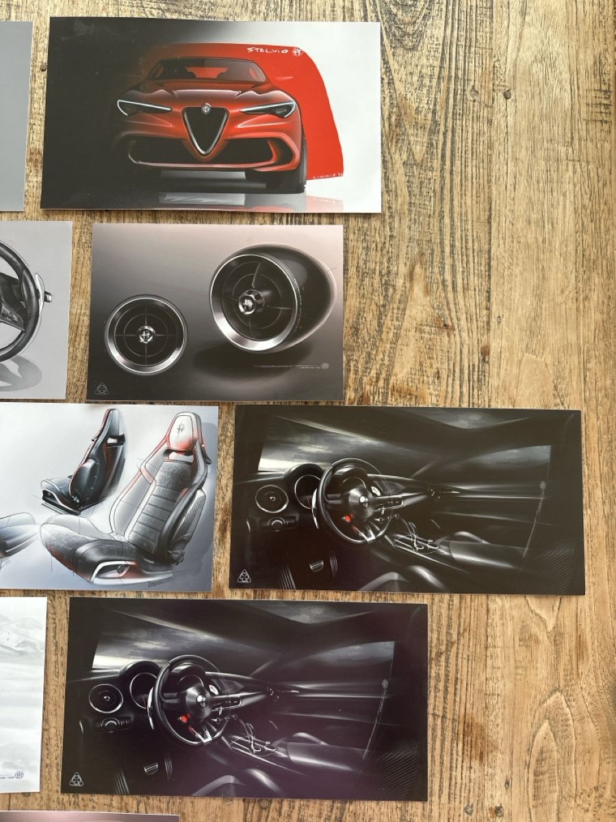 Alfa Romeo Carte collezionabili: 10 Alfa Romeo Design Skizzen – Nuovo (secondo la descrizione) da Zürich venduto da ape_gb8z 3