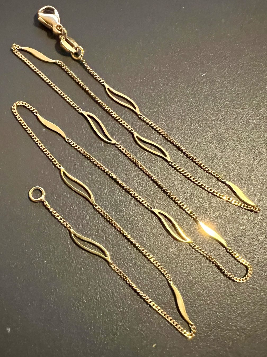Catenine: kurzes Gold-Collier 18K – Usato da Chur venduto da Penting1935 1