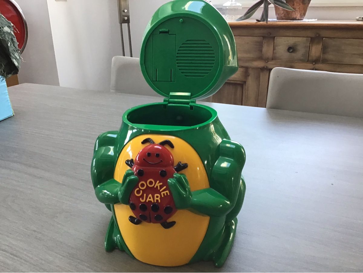 Contenitori & Simili: Boîte à Cookies Frog vintage – Usato da Plan-les-Ouates venduto da Cassero 1