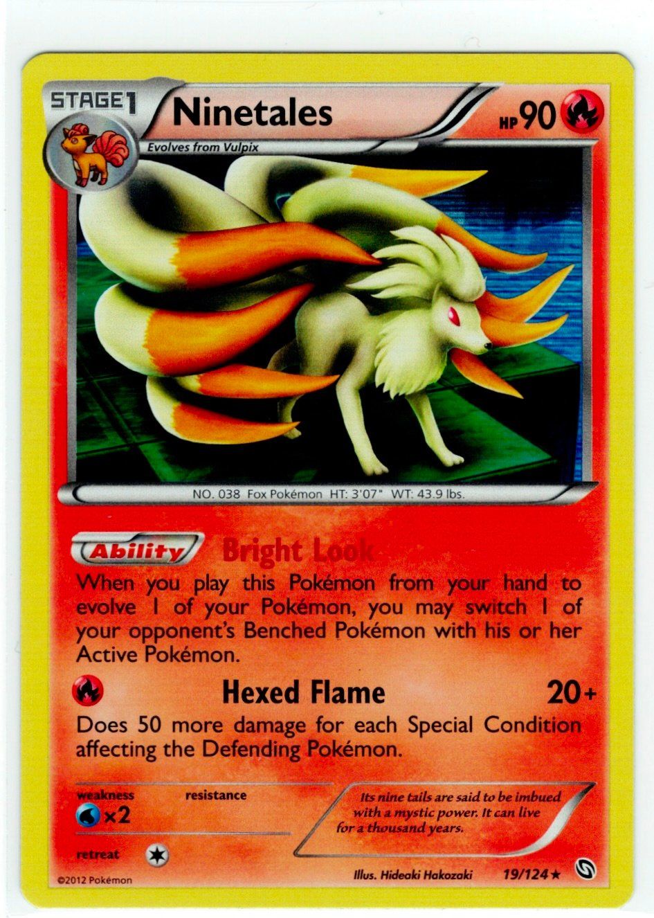 Pokémon Sammelbilder & Trading cards: Ninetales Holo 19 – Gebraucht aus Zürich von PACE79