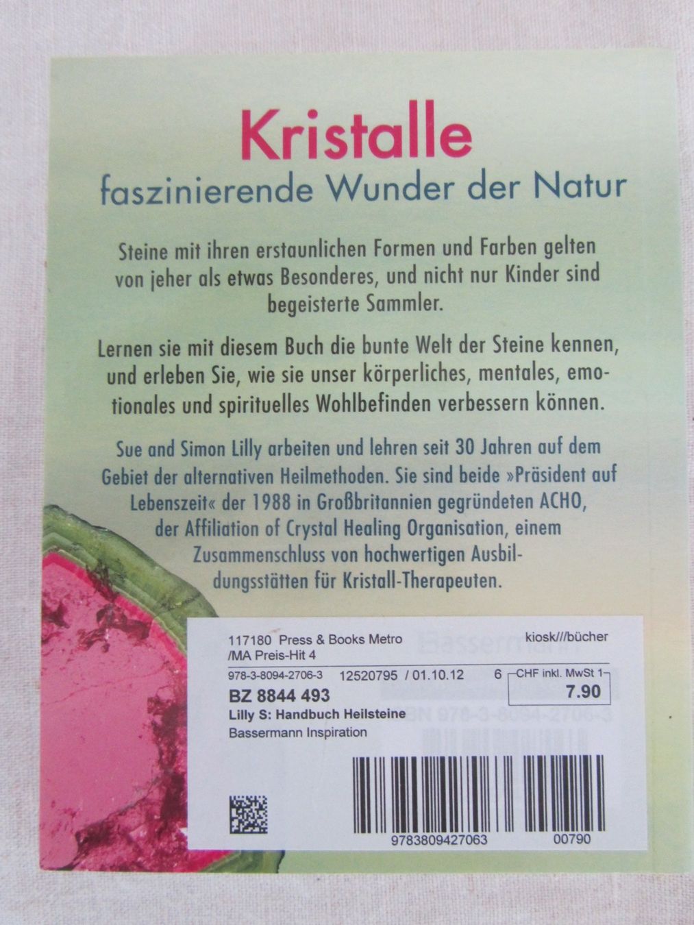 Bücher: Handbuch HEILSTEINE – Gebraucht aus Seengen von mikelele 1