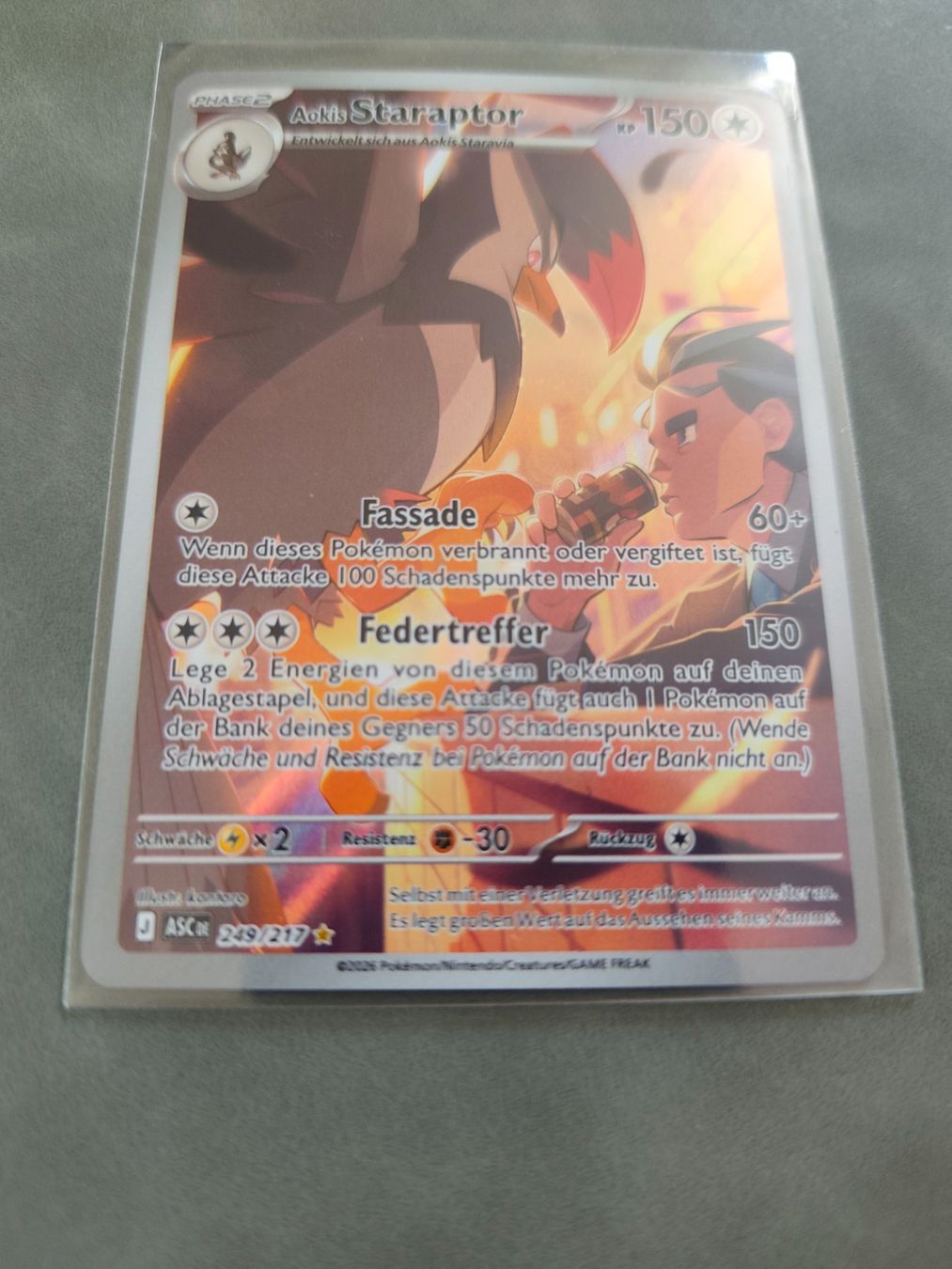 Pokémon Carte collezionabili: Aokis Staraptor 249/217 ASC DE – Nuovo (secondo la descrizione) da Bubikon venduto da el-ectronico 1