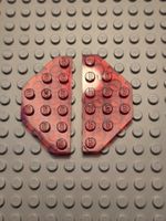Lego 2x Space Platten 3x6 (2419) trans.rot -selten