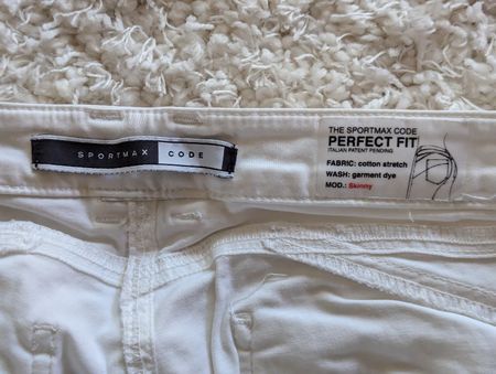 Sportmax Code White Jeans Size 28!