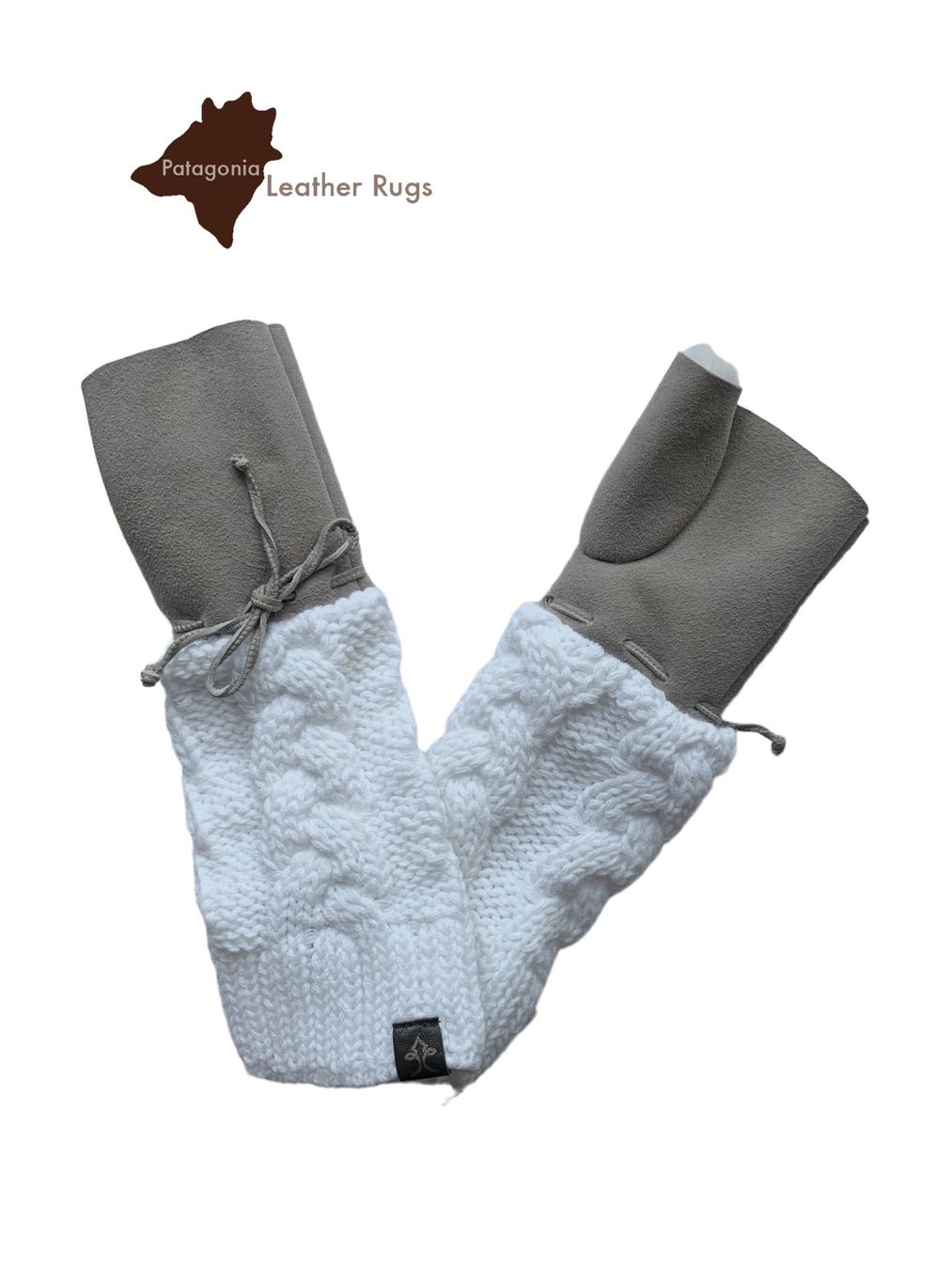 Guanti & manicotti: Halbfinger- Handschuhe Fäustlinge aus Schaffell – Nuovo e nell'imballaggio originale da Arbedo venduto da patagonialeatherrugs 7