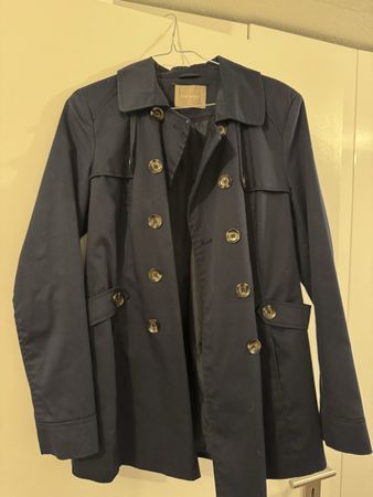Kurzer Trenchcoat Orsay dunkelblau Grösse 36
