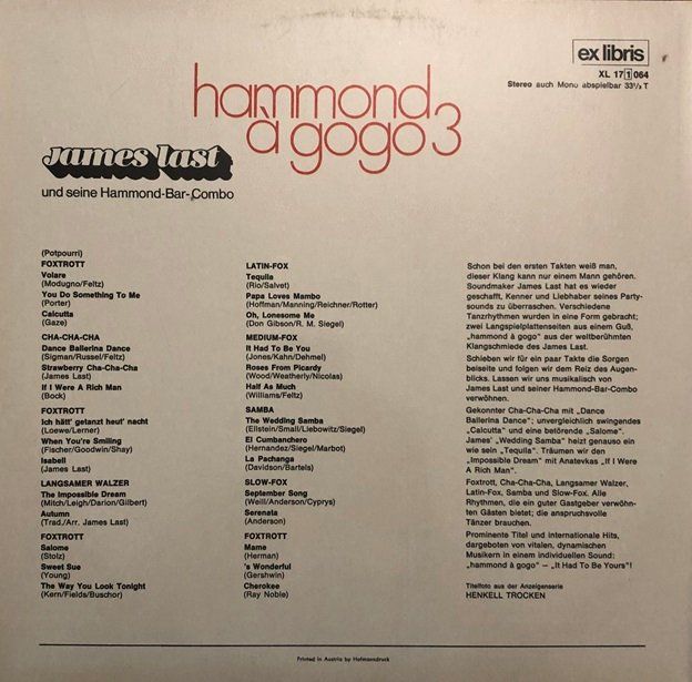 Schallplatten: 6x LPs James Last – Gebraucht aus Grüningen von azulgrisvinyl 1