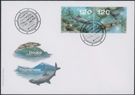 2024 - Europa - Fische - Zusammenhängende - FDC U1 ET