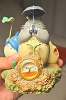 Totoro Figur mit uhr guter Zustand