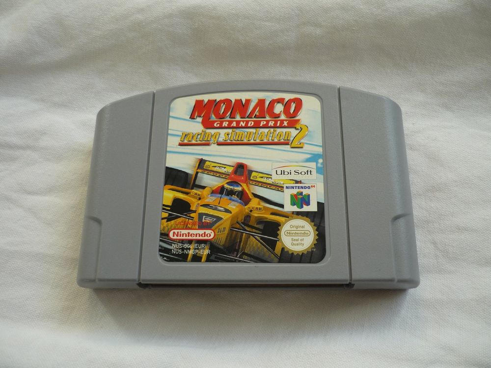Nintendo 64 Spiel - Monaco Grand Prix racing simulation 2 (Gebraucht ...