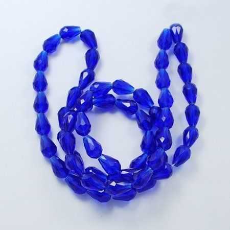 Perle (finte): 10 Tropfen Glas blau 15x10mm – Nuovo (secondo la descrizione) da Alpnachstad venduto da perlengaby 2