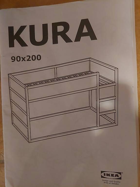 Ikea Letti: KURA Bett Weiss – Usato da Kirchlindach venduto da dor_qj8q