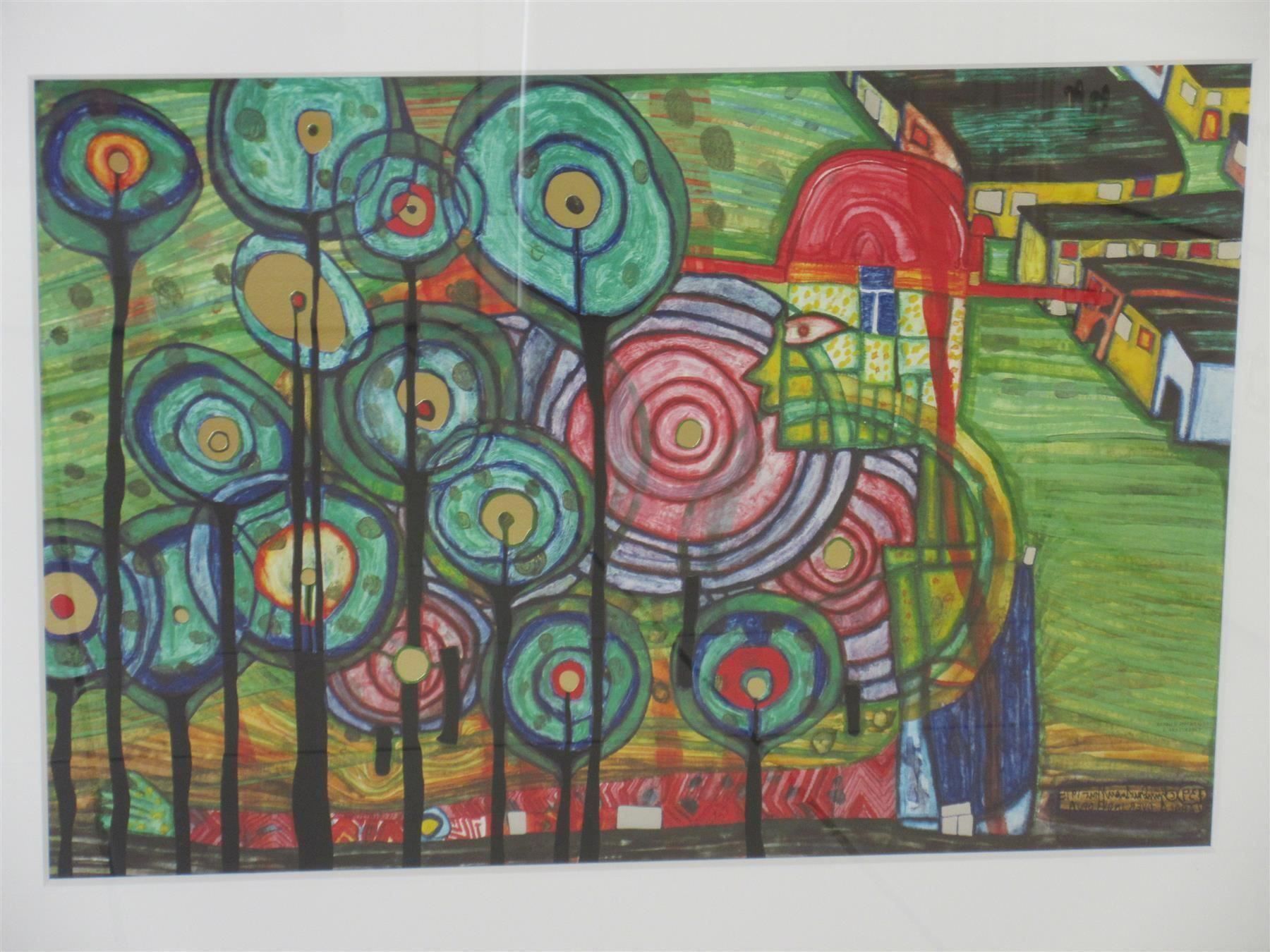 Poster & Bilder: Hundertwasser MAN FIND IN ZAHALA limit. – Neu (gemäss Beschreibung) aus Weinfelden von Kunst2010 1