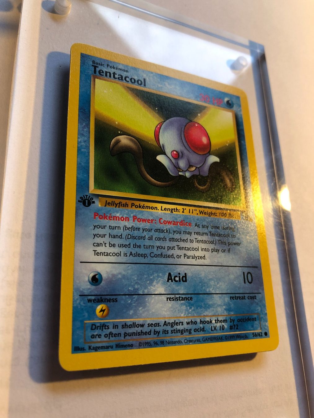 Carte collezionabili: Tentacool 1st Fossil - MINT - ab 1.- – Usato da Giubiasco venduto da dan_pr8b 1