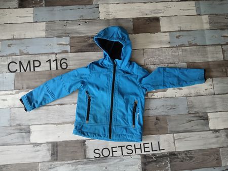 116 CMP Softshell Jacke blau Grösse 116 mit Gebrauchsspuren