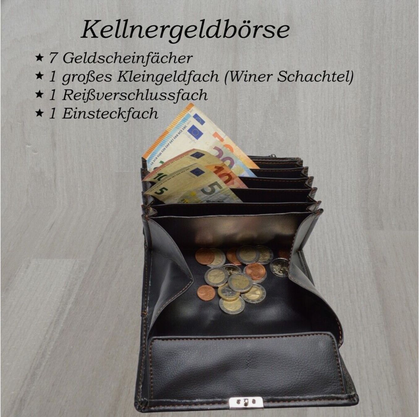 Portafogli: Kassierer Kellner Bedienungsgeldbörsen Sets – Nuovo e nell'imballaggio originale da Bülach venduto da StoreInShopSwiss 4