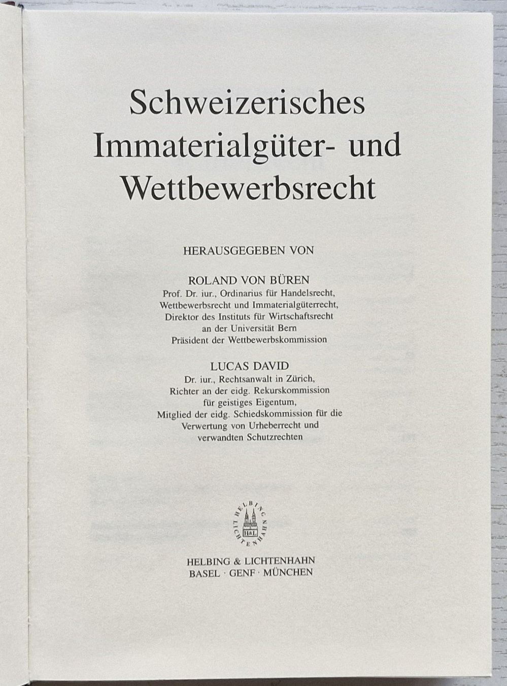 Libri: Das Schweizer Kartellrecht (2000) – Usato da Bern venduto da Mattthias 1